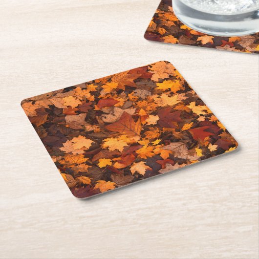 het najaar kartonnen onderzetters (Schuin)