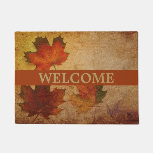 Het najaar laat de kleuren omvallen Welkomstwoord Deurmat (Voorkant)