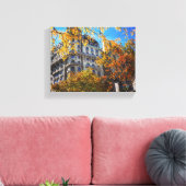 Het najaar laat New York NYC Architecture Building Canvas Afdruk (Insitu (Woonkamer))