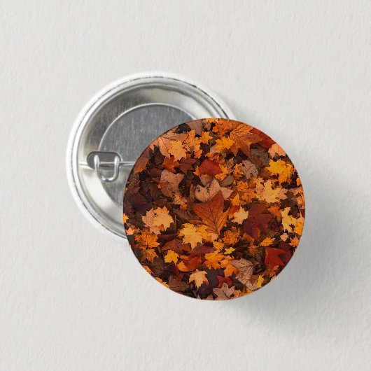 het najaar ronde button 3,2 cm (Voorkant /achterkant)