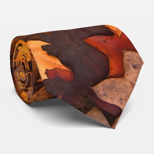 het najaar stropdas (Opgerold)