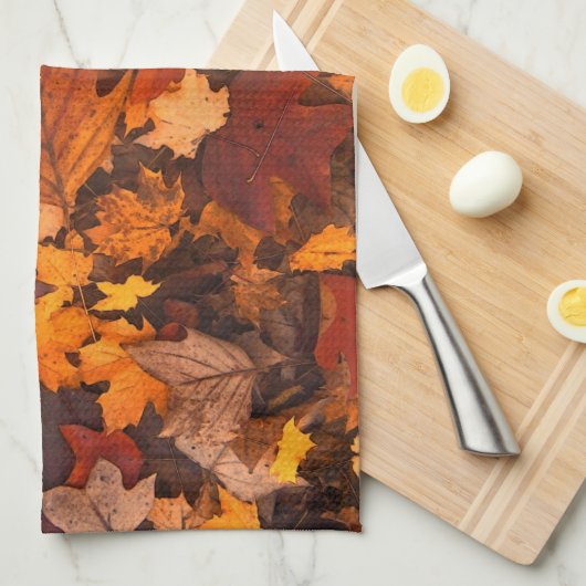 het najaar theedoek (Quarter Fold)