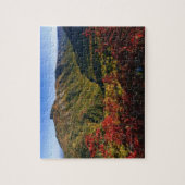 Het najaar uitzicht van Linville Gorge noemde vaak Legpuzzel (Verticaal)