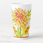 Het najaar van aankomst op een grote Latte Mok (Voorkant)