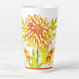 Het najaar van aankomst op een grote Latte Mok