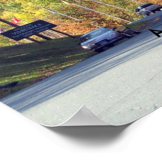 Het najaar van de Adirondacks Poster (Hoek)