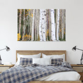 Het najaar van de Aspen Canvas Afdruk (Insitu (Slaapkamer))