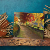 Het najaar van de Glen Plaque Fotoplaat (Zijkant)