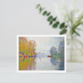Het najaar van de Seine in Argenteuil door Monet Briefkaart (Staand voorkant)
