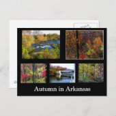 Het najaar van het Briefkaart van Arkansas Fotogra (Voorkant / Achterkant)