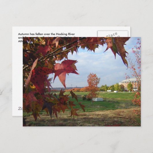 Het najaar van het Briefkaart van Convo (Voorkant / Achterkant)