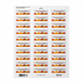 Het najaar verliest het Adres van de Terugkeer van Etiket (Full Sheet)