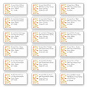 Het najaar verliest het Individuele Adres van de N Sticker (Voorkant)