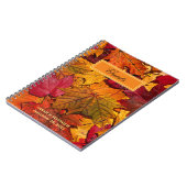 Het najaar verschrijft een persoonlijk Guestbook Notitieboek (Linkerzijde)