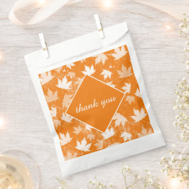 Het najaarspatroon van de Bladeren van de Valle Da Bedankzakje