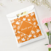 Het najaarspatroon van de Bladeren van de Valle Da Bedankzakje (Gezegeld)