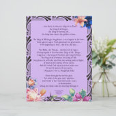 Het Narrow Road Writing Personalized Paper (Staand voorkant)