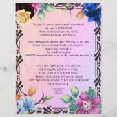 Het Narrow Road Writing Personalized Paper (Achterkant)