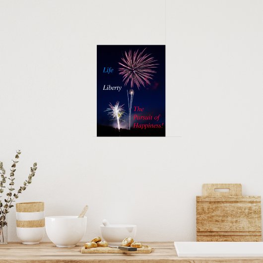 Het nastreven van geluk! poster (Keuken)