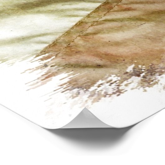 Het nastreven van het Poster van de vlag van Geluk (Hoek)