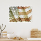 Het nastreven van het Poster van de vlag van Geluk (Keuken)