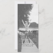 Het nastreven van mijn dromen de fotokaart van het kaart (Achterkant)