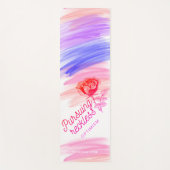 Het nastreven van roekeloos optimisme het Roos van Yogamat (Voorkant)