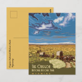 Het nationaal historisch pad van Oregon Briefkaart (Voorkant / Achterkant)