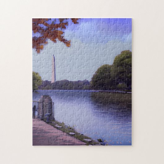 Het Nationaal Monument in Washington DC. Legpuzzel (Verticaal)