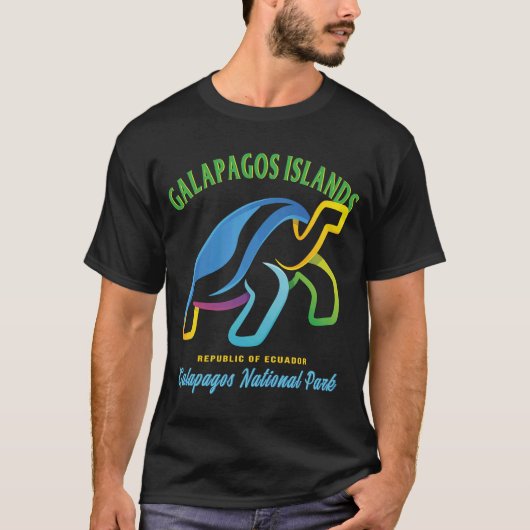 Het Nationaal Park Galapagos in Ecuador T-shirt (Voorkant)