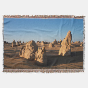 Het nationaal park Pinnacles woestijn Nambung Deken