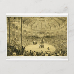 Het nationale die Circus, door Auguste aangestoken Briefkaart