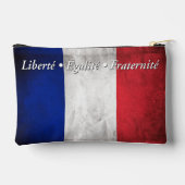 Het nationale motto van Frankrijk Print Cut Sew Ba Etui (Achterkant)