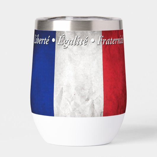 Het nationale motto van Frankrijk Waterfles (Achterkant)