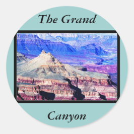 Het nationale park Grand Canyon Ronde Sticker