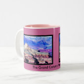 Het nationale park Grand Canyon Tweekleurige Koffiemok (Voorkant links)