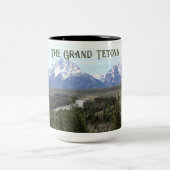 Het nationale park Grand Tetons 15oz Mok (Center)