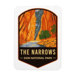 Het nationale park Narrows Zion Magneet