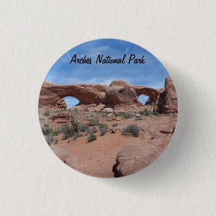 Het Nationale Park van bogen Ronde Button 3,2 Cm