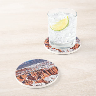 Het Nationale Park van de Canion van Bryce Zandsteen Onderzetter