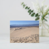 Het Nationale Park van de Vallei van de dood Briefkaart (Staand voorkant)