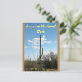 Het Nationale Park van Saguaro, het Briefkaart van (Staand voorkant)