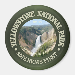 Het Nationale Park van Yellowstone (herfsten) Magneet