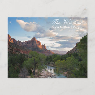 Het Nationale Park van Zion - het briefkaart van