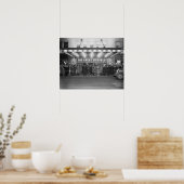 Het Nationale Theater, 1936. Oude foto Poster (Keuken)