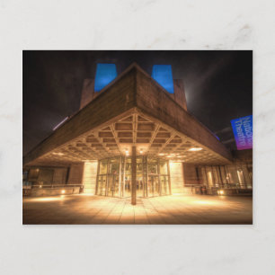 Het nationale Theater, Southbank van Londen Briefkaart