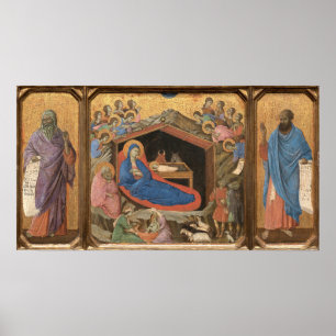 Het Nativiteitsprogramma Duccio di Buoninsegna Fin Poster
