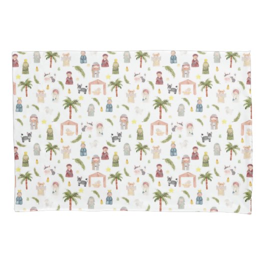 Het Nativity-Hoesje voor kerstvakantie Kussensloop (Voorkant)