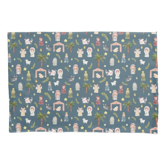 Het Nativity-Hoesje voor kerstvakantie Kussensloop (Voorkant)