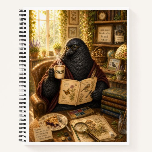 Het Natuurdagboek van Professor Nevermore Notitieboek (Voorkant)